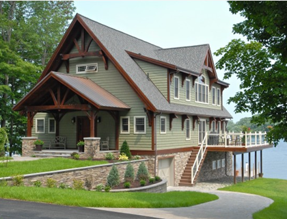 設(shè)計(jì)提前展示木別墅搭建完