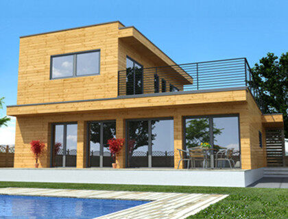 現(xiàn)代中國風(fēng)格木別墅