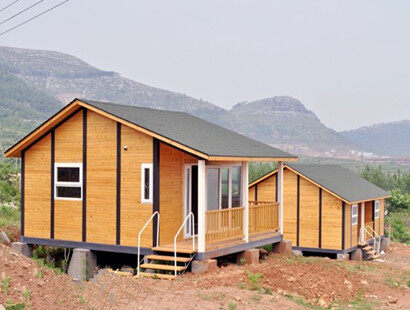 小木屋實例照片展示，小木