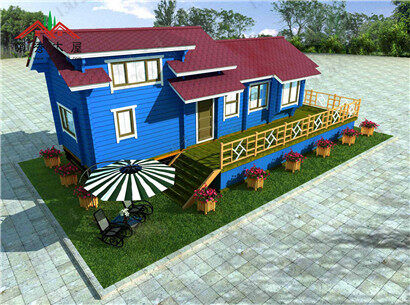 雙層移動(dòng)風(fēng)情木屋，最優(yōu)惠