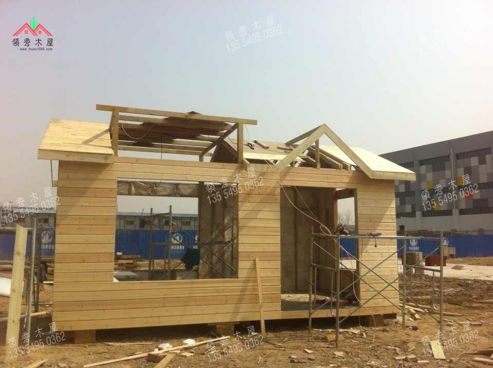 小木屋售賣亭建造