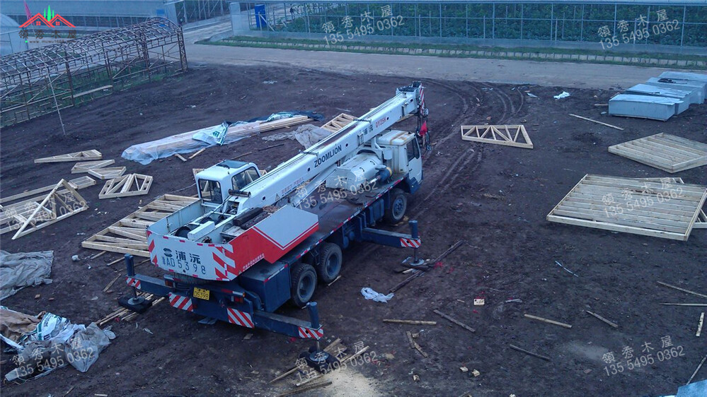 湖南長(zhǎng)沙客戶大型雙層木別墅案例施工展示(圖25)