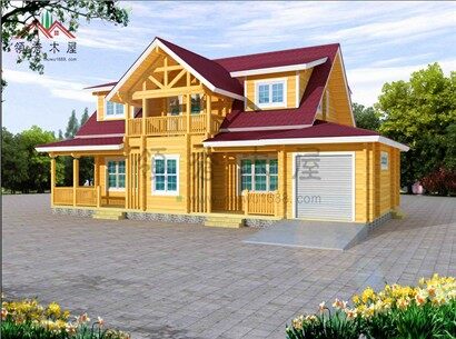 小木屋別墅效果圖