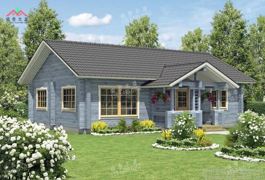 木屋別墅正面-SZ-001S