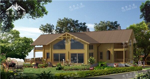 木屋別墅效果圖8