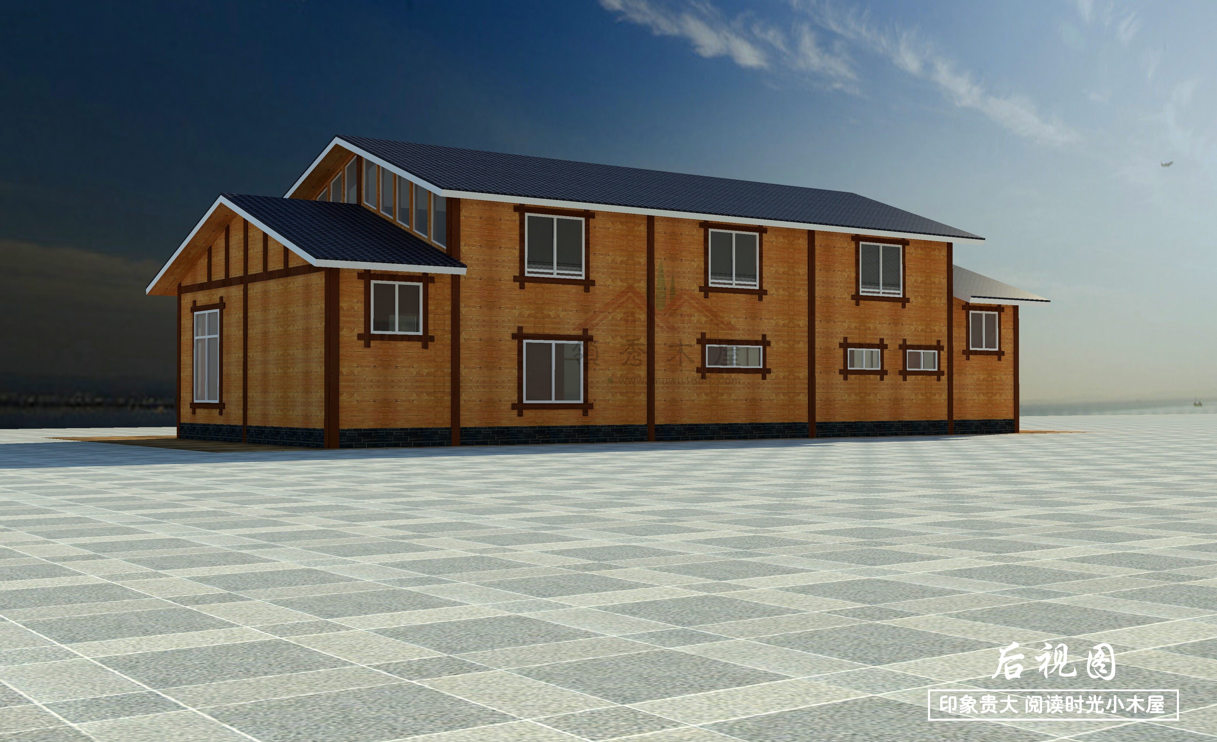 木屋別墅設(shè)計(jì)方案3