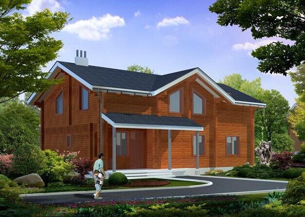 農(nóng)村建一個(gè)木房要多少錢(qián)？(圖1)