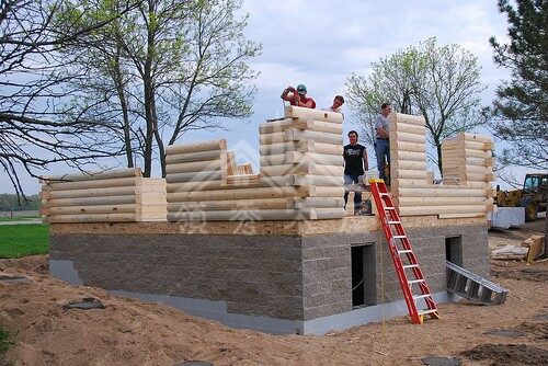 手工制作小木屋，30平米左右只需要2個(gè)星期(圖3)