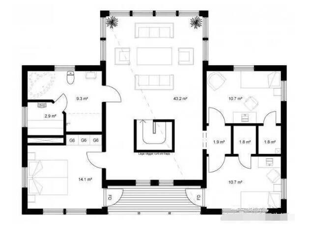 60平米小木屋設(shè)計(jì)(圖7)