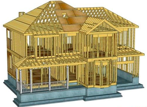 輕鋼龍骨木屋與輕型木結構木屋別墅的區(qū)別(圖1) 輕鋼龍骨木屋與輕型木結構木屋別墅的區(qū)別(圖1)