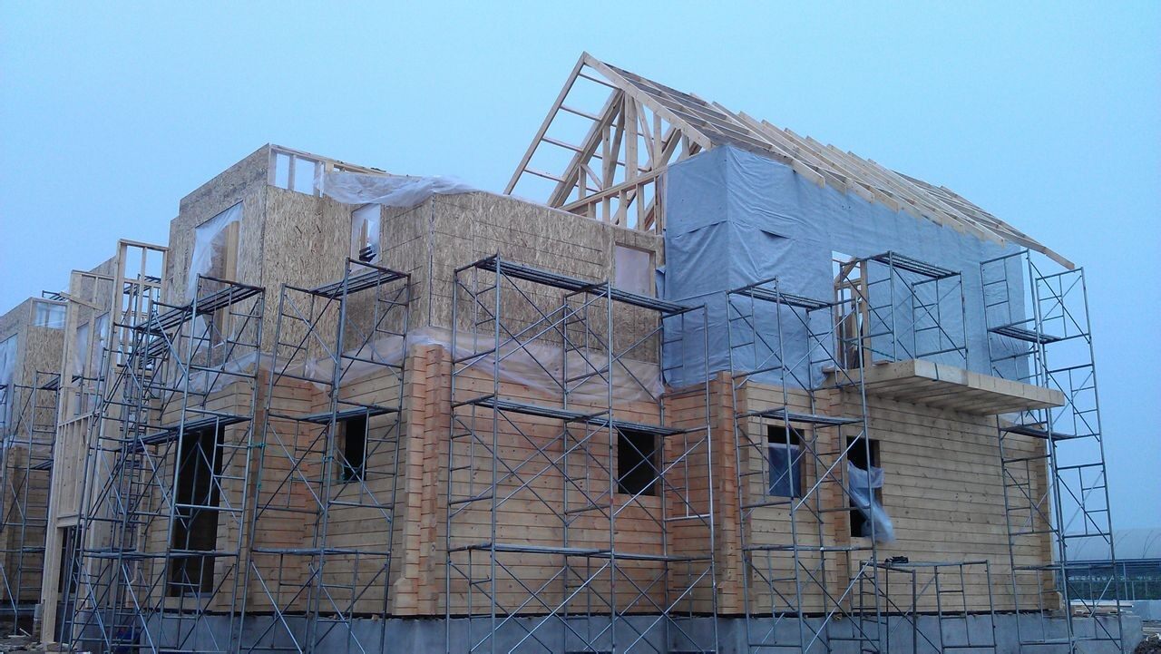 輕鋼龍骨木屋與輕型木結構木屋別墅的區(qū)別(圖4) 輕型木屋與重型木屋結合