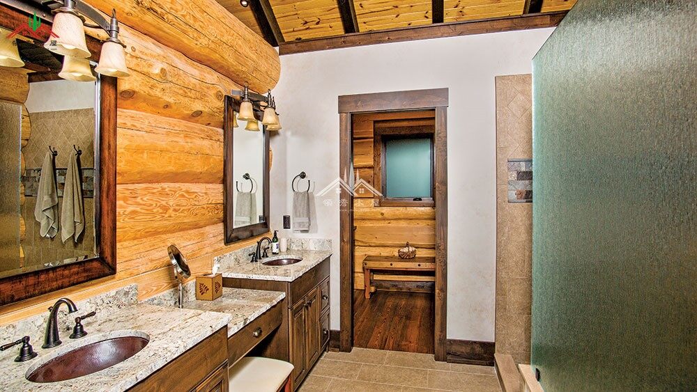 高檔的重型木刻楞木屋別墅是什么樣的？(圖17)