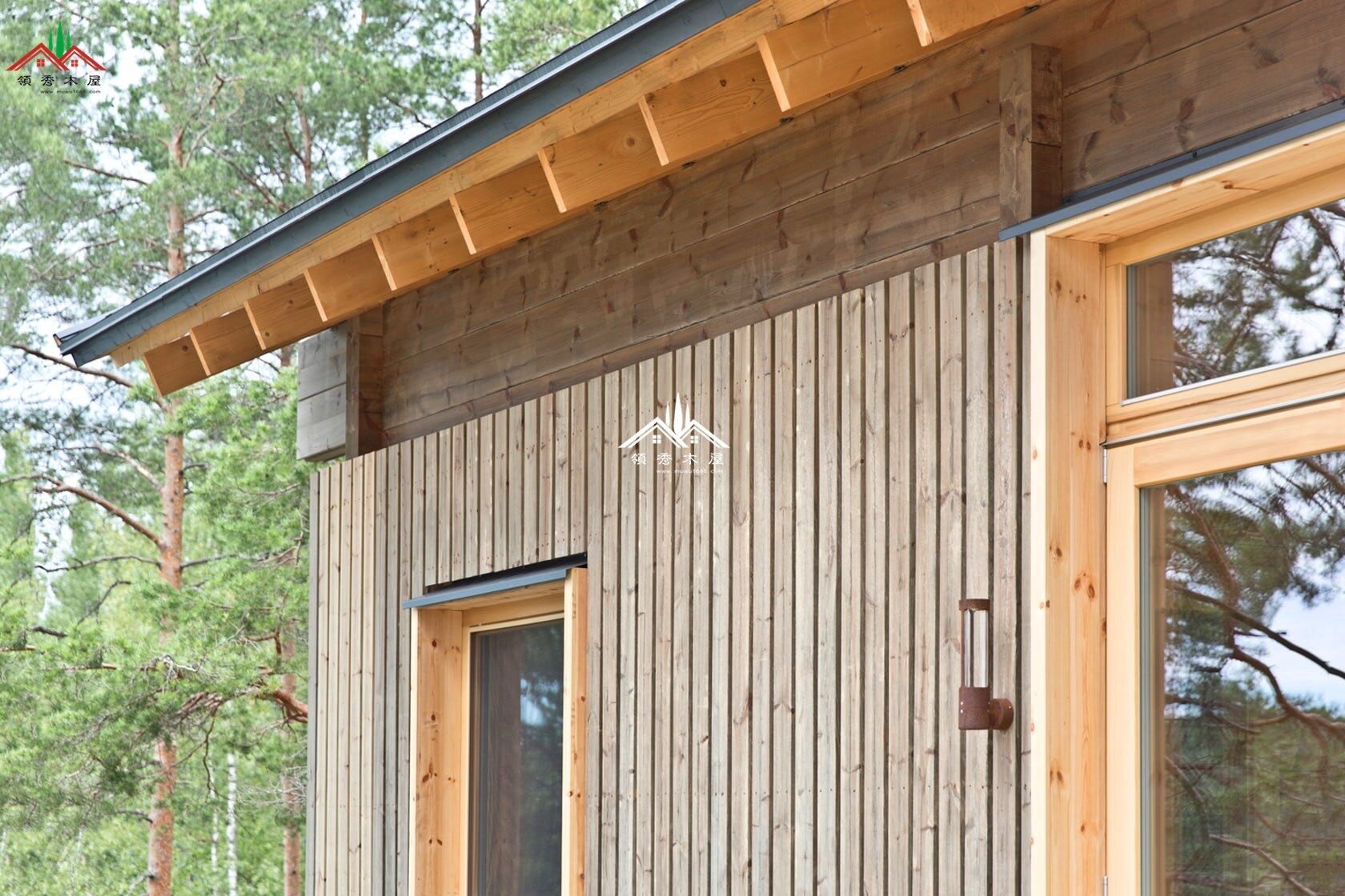 山坡湖邊森林帶閣樓小度假木屋(圖5) 帶閣樓小度假木屋