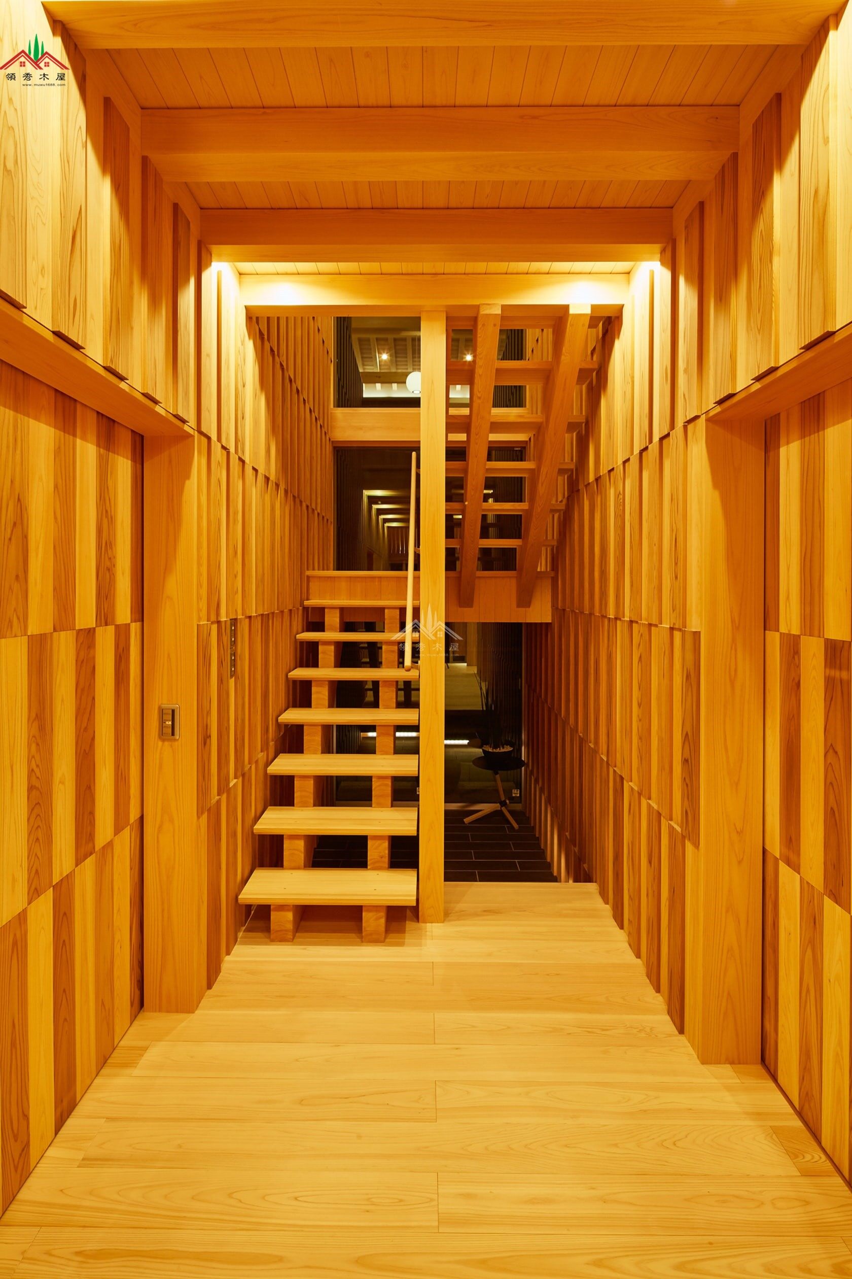 新中式雙層木屋別墅