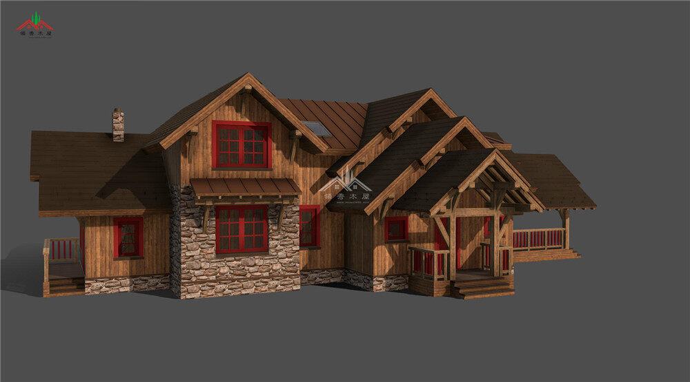 木屋別墅效果圖