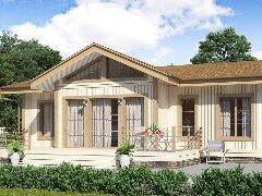 帶大陽(yáng)臺(tái)124平方單層輕