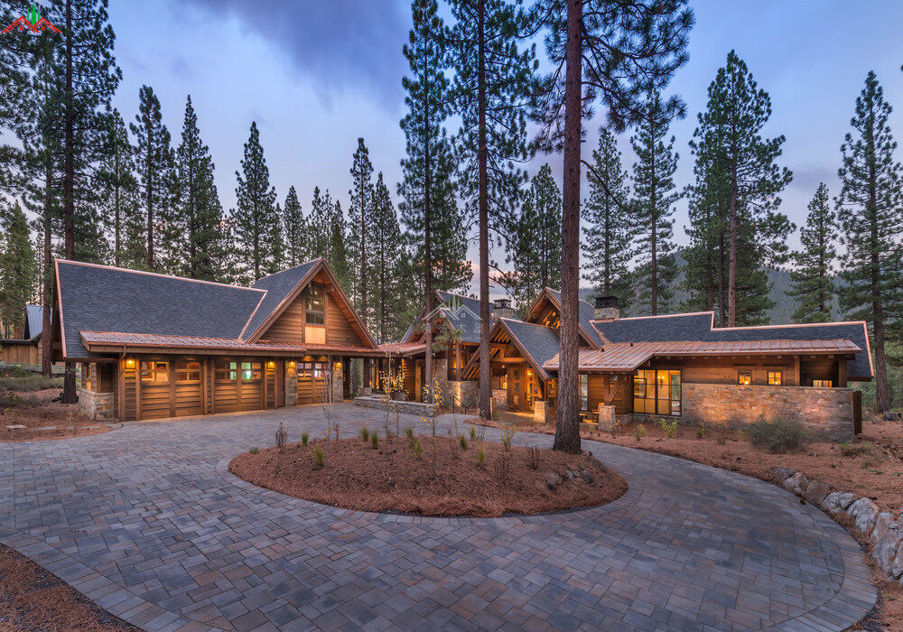 花旗松梁柱木別墅