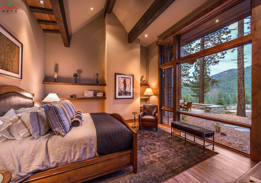 花旗松梁柱木別墅