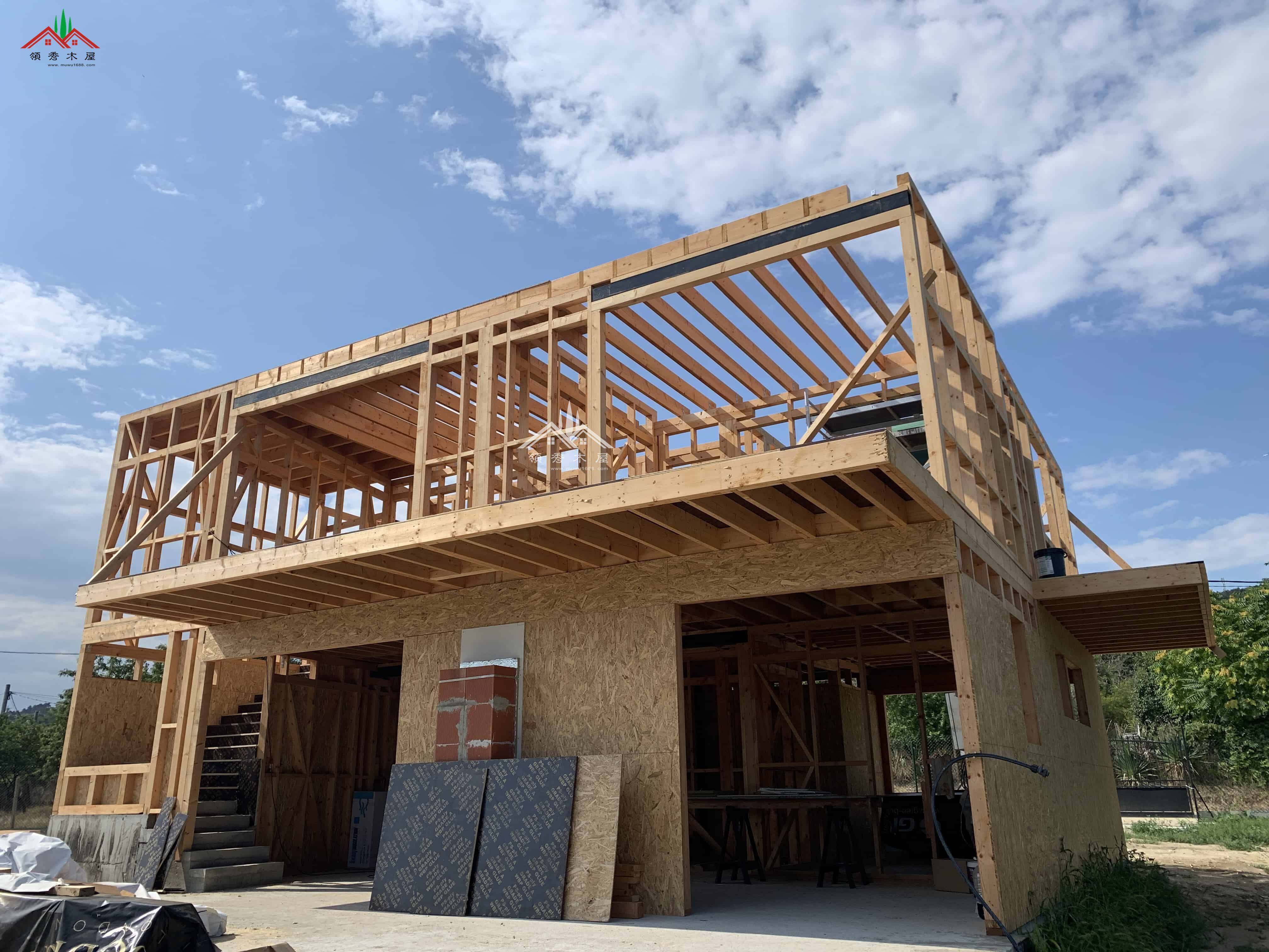 桂林陳總輕型雙層木屋別墅