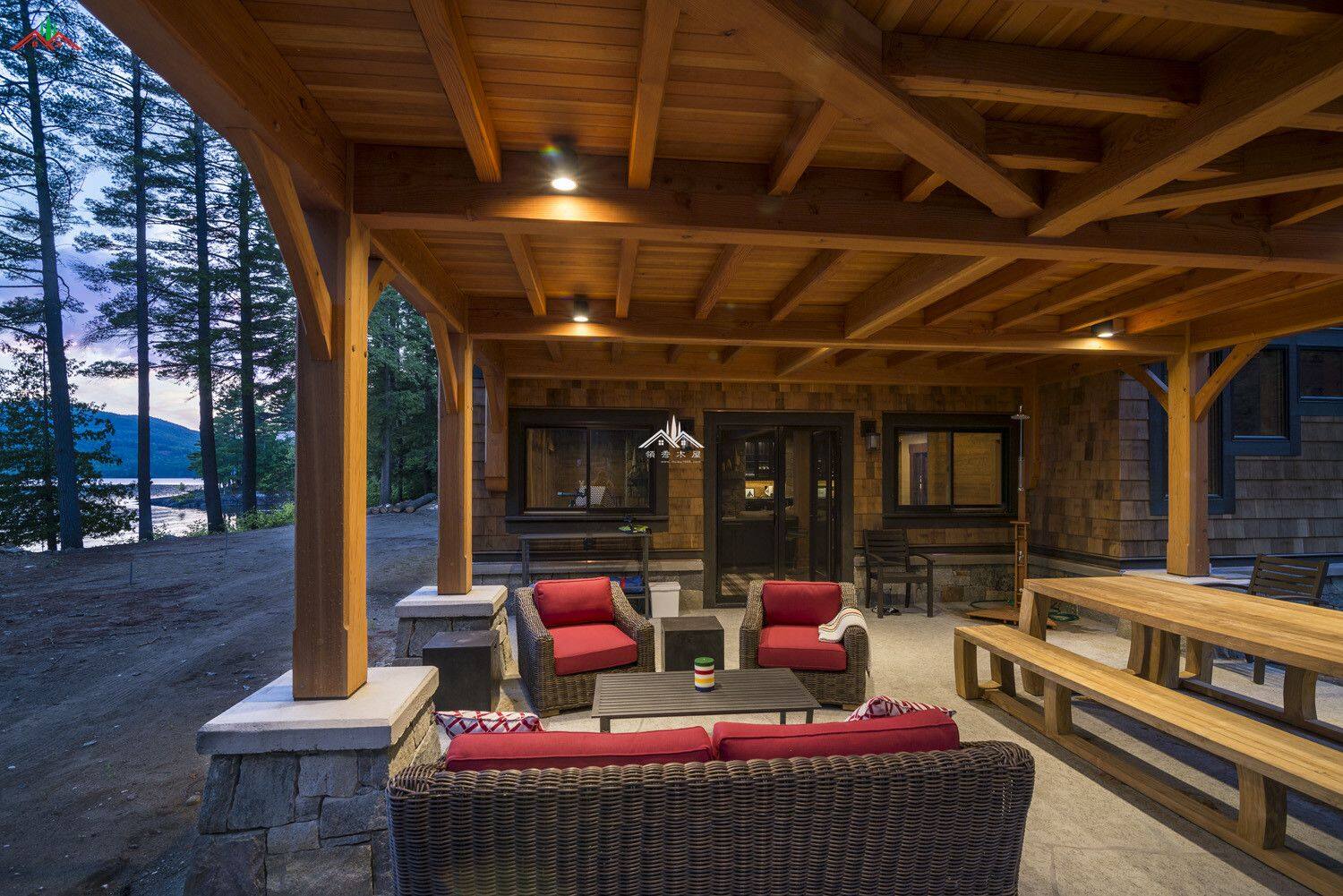 山西梁柱木別墅