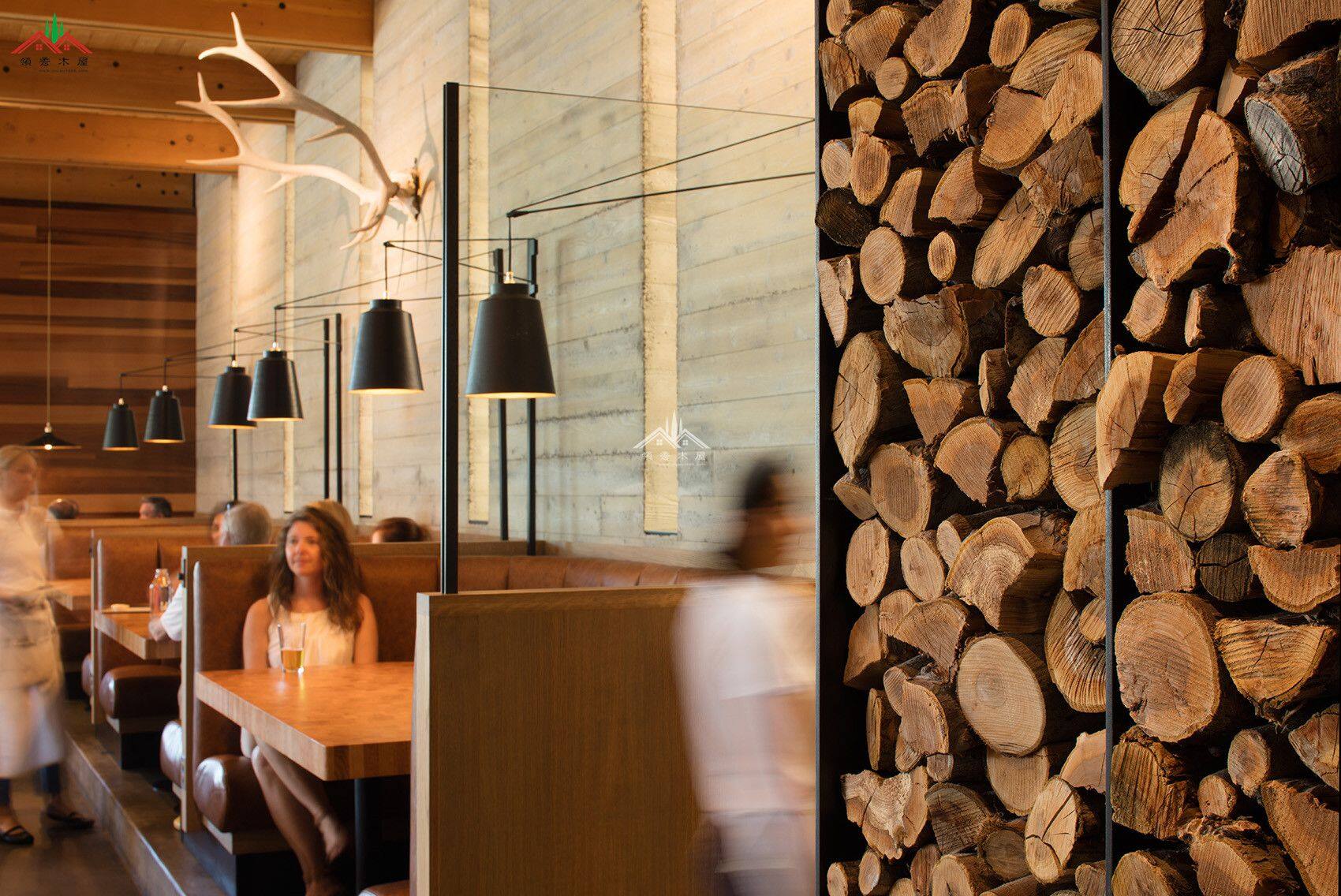 鋼木混合餐廳木屋