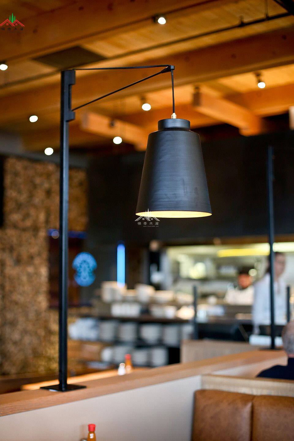 鋼木混合餐廳木屋