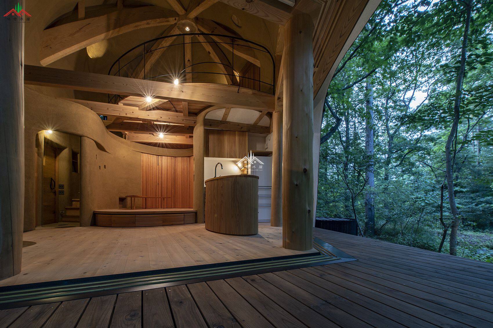 雞蛋殼外形民宿木屋