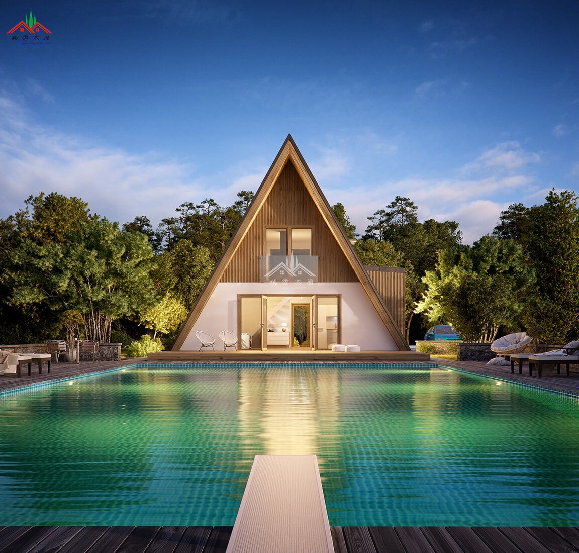 網(wǎng)紅三角木屋