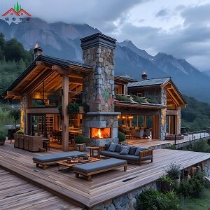當(dāng)木屋行業(yè)也用上AI人工智能生成木屋別墅方案后是什么樣的呢？
