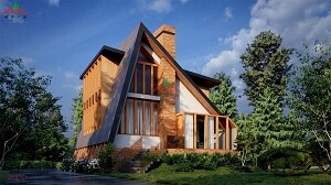 這樣造型特別的雙層別墅你愿意回鄉(xiāng)下建造嗎？