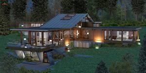 600平方雙層4房梁柱型