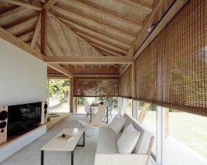 香港陳先生日式風(fēng)格四坡屋頂喝茶室木屋