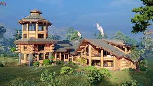 南方一般很少見(jiàn)到的圓形木