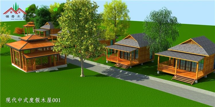 現(xiàn)代中式度假木屋