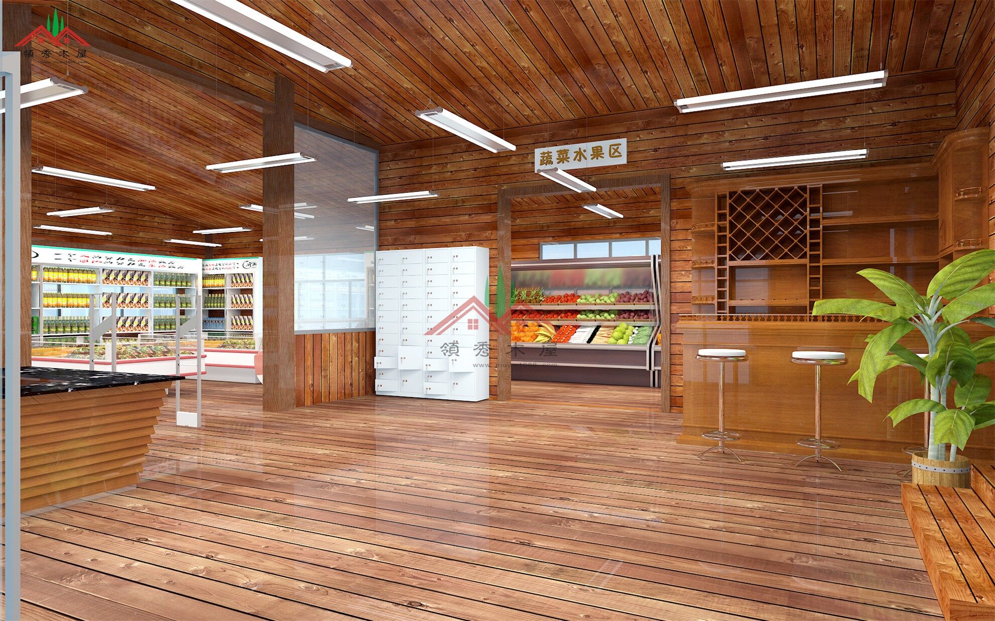 咖啡廳商業(yè)木屋