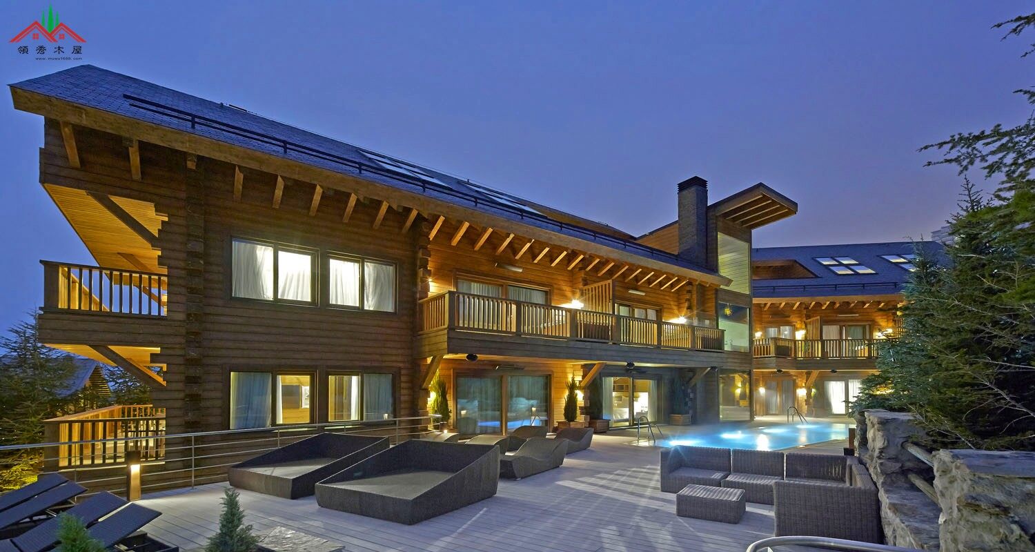 高檔度假木別墅酒店