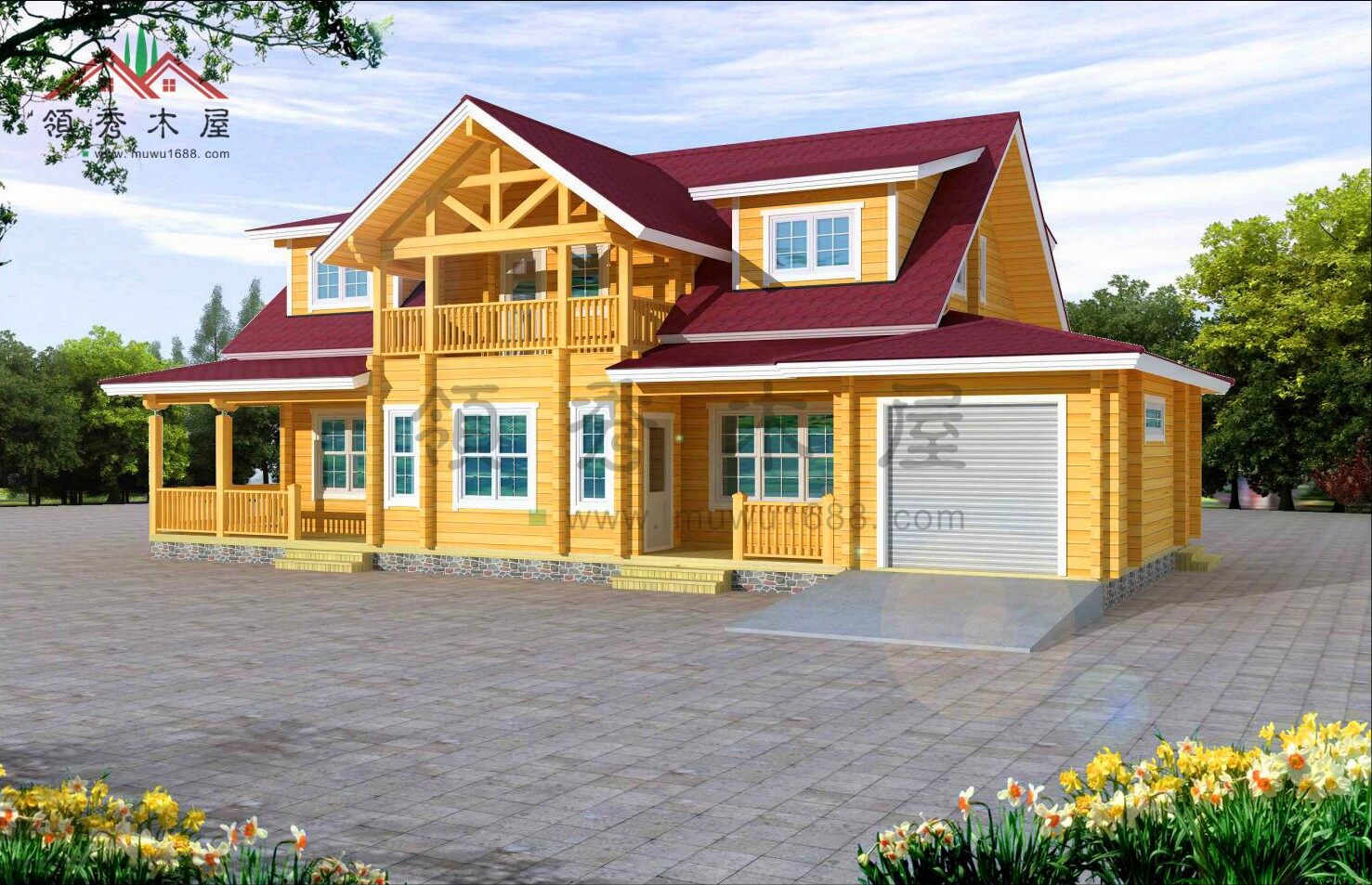 廣東惠州客人搭建的木別墅設(shè)計(jì)案例展示