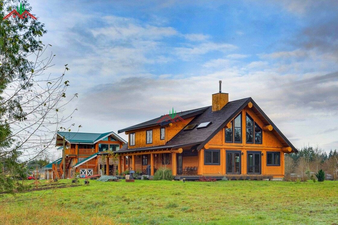 領(lǐng)秀木屋內(nèi)蒙古原木屋別墅