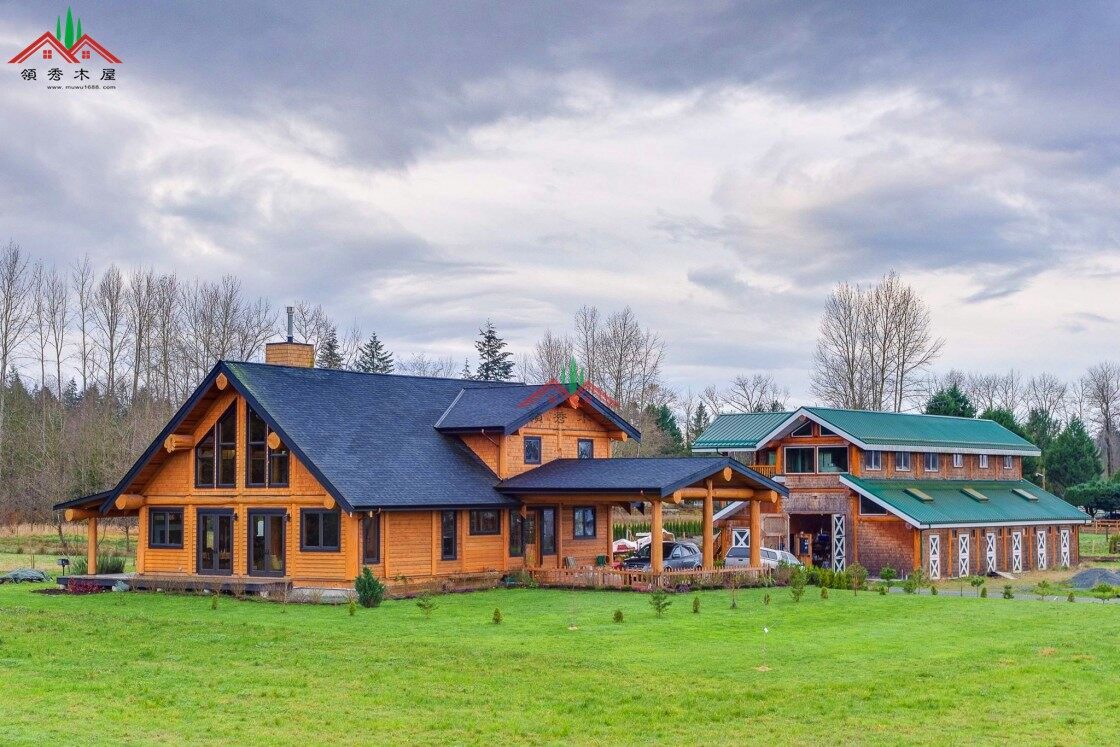 領(lǐng)秀木屋內(nèi)蒙古原木屋別墅