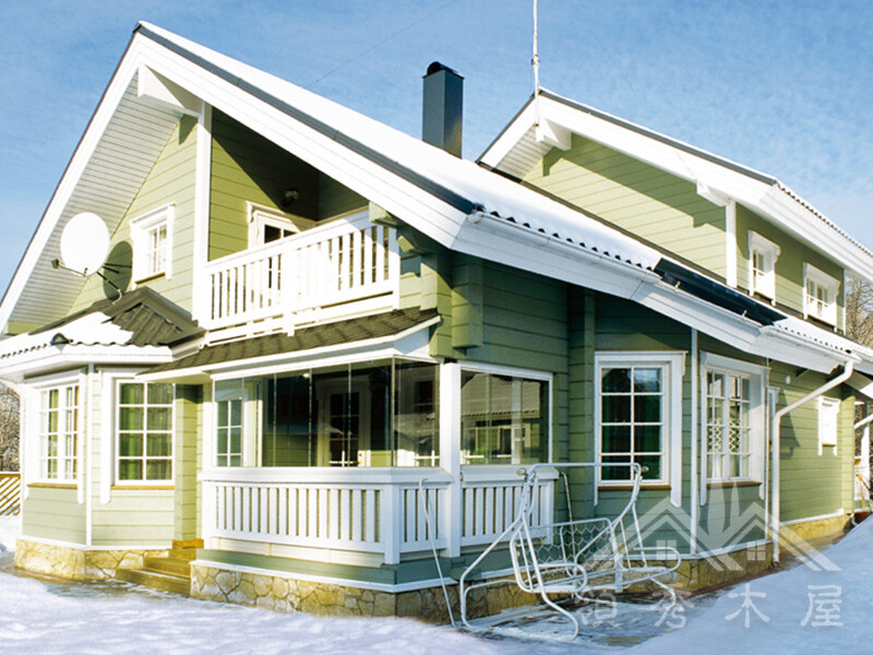 木屋別墅建造防腐木別墅